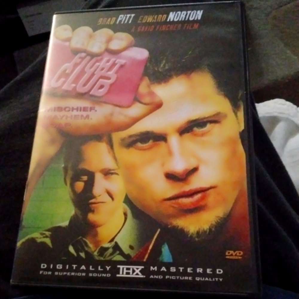 Fight club movie AlMoSt New  DVD THX SOUND&Quality